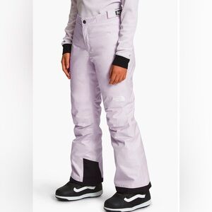 North Face Junior/Teen Girls Snowpants Insul Freedom Lavender Fog- Size 18/20
